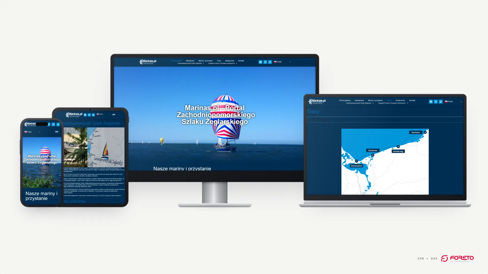 Marinas.pl — serwis na monitorze, laptopie, tablecie i telefonie